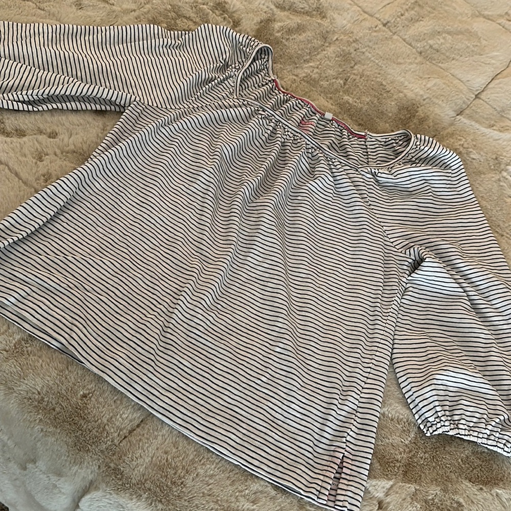 Boden striped 3/4 sleeve T